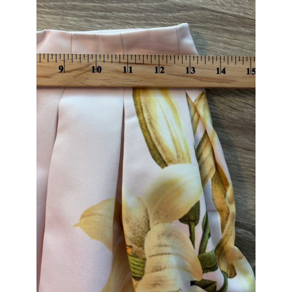 Ted Baker Womens Size 4 Rowahn Tonal encyclopedia Full Skirt Floral Designer - Picture 4 of 10